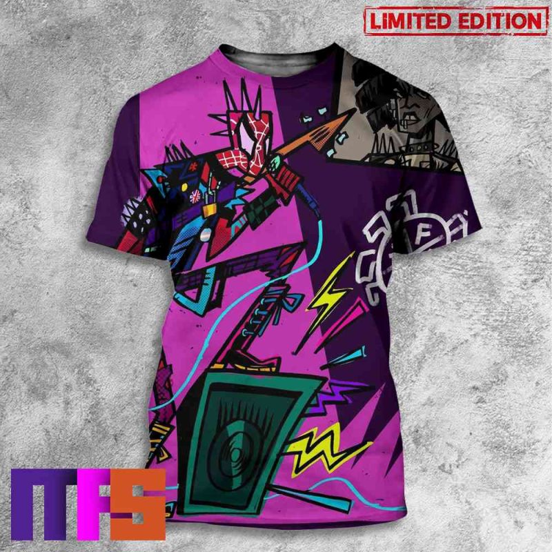 Hobbie Brown Spider Punk With Spider-Man Across The SpiderVerse 3D T ...