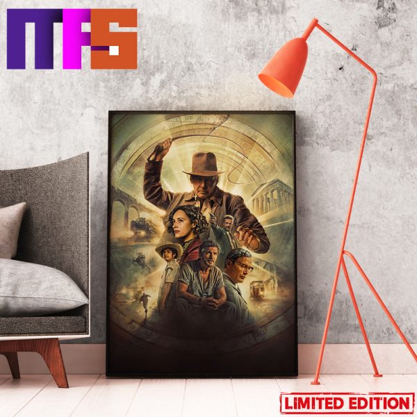 Indiana Jones Dial Of Destiny New Poster 2023 Home Decor Poster-Canvas