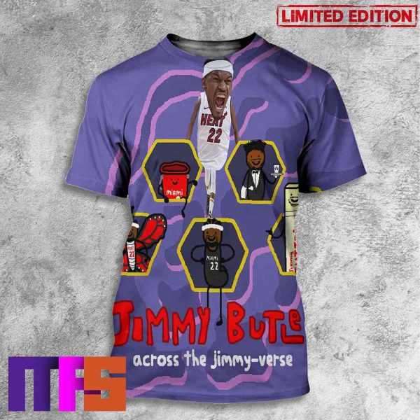 Jimmy Butler Across The Jimmy-Verse Spider-Man Style 3D T-Shirt