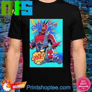 Marvel Spider-Man Across The Spider-Verse Spider Punk Spider-Moza Artwork 2023 Treding T-Shirt