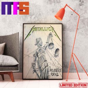 Metallica And Justice For All Home Decor Poster-Canvas