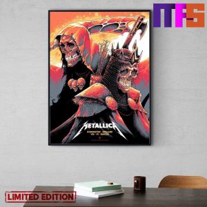 Metallica M72 World Tour 2023 Donington England Download Festival 23 June 08 2023 Art Decor Poster-Canvas