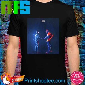 Miles Morales And Spider-Man 2099 Hand Shakes Spider-Man Across The Spider Verse Trending T-Shirt