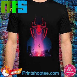 Official Marvel Miles Morales Spider Logo 2023 Fashion T-Shirt