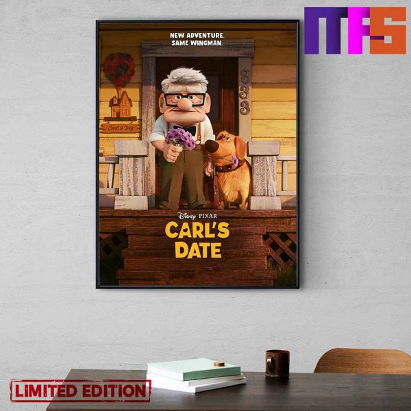 See The All-new Short Film With Elemental New Adventure Same Wingman Carl’s Date Disney x Pixar Poster-Canvas