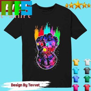 Thanos Hand Wallpapers Colorful Trending T-Shirt