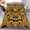 Versace Red Logo Luxury Queen Bedding Set