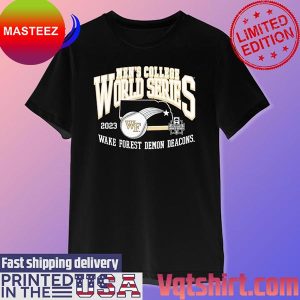 Wake Forest Demon Deacons 2023 NCAA Men’s Basketball College World Series Fan Gifts T-Shirt