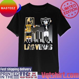 William Karlson And Derek Carr Las Vegas Sport Skyline Signatures Fan Gifts T-Shirt