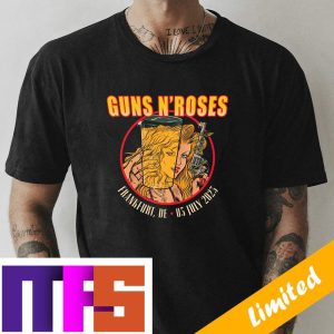 Guns N’ Roses Tour June 3 2023 Deutsche Bank Park Frankfurt Germany Fan Gifts T-Shirt