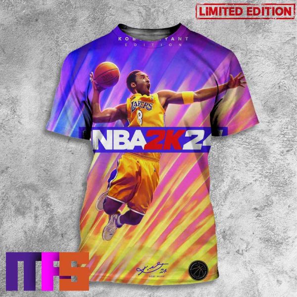 Kobe Bryant Edition Cover Of NBA 2K24 3D T-Shirt