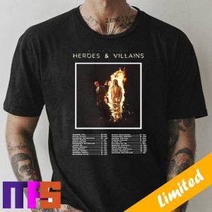 Metro Boomin Heroes And Villians Overseas Festival Run Fan Gifts T-Shirt