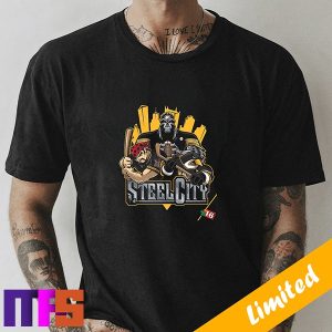 Pittsburgh Steelers x Pittsburgh Penguins x Pittsburgh Pirates art by Eric Poole Fan Gifts T-Shirt Pittsburgh Steelers x Pittsburgh Penguins x Pittsburgh Pirates art by Eric Poole Fan Gifts T-Shirt