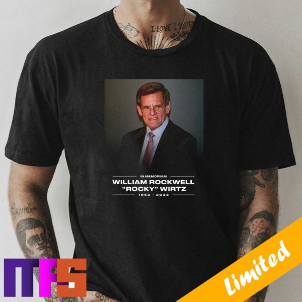 RIP In Memoriam William Rockwell Rocky Wirtz 1952-2023 T-Shirt