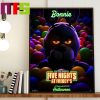 Five Nights At Freddy’s New Poster Can You Survive Chica In Theaters And Peacock Halloween October 27th Home Decor Official Poster Canvas