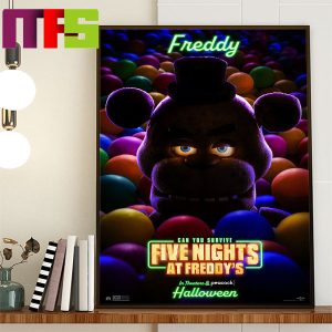 Five Nights At Freddy’s New Poster Can You Survive Freddy In Theaters And Peacock Halloween October 27th Home Decor Official Poster Canvas Five Nights At Freddy’s New Poster Can You Survive Freddy In Theaters And Peacock Halloween October 27th Home Decor Official Poster Canvas