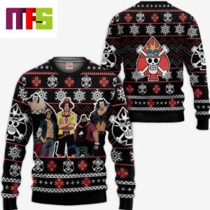 Ace Spade Pirates Anime One Piece Christmas Ugly Sweater 2023