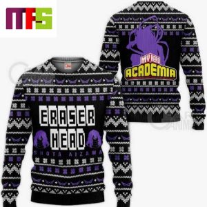 Aizawa Eraser Head My Hero Academia Christmas Ugly  Sweater 2023