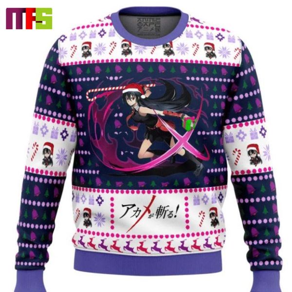 Akame Ga Kill Attack Christmas Ugly Sweater 2023