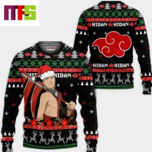Akatsuki Hidan Naruto Anime Christmas Ugly Sweater 2023