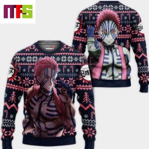 Akaza Anime Kimetsu No Yaiba Christmas Ugly Sweater 2023