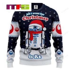 All I Want For Christams Is R2 Star Wars Christmas  Ugly Sweater 2023