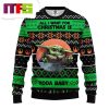 All I Want For Christmas Is Yoda Baby Cute Funny Best For 2023 Holiday Christmas Ugly Sweater