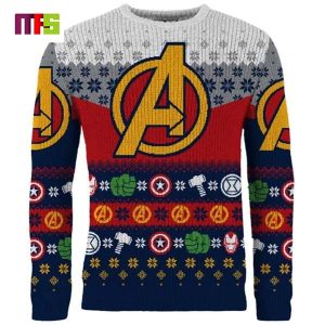 Avengers Assemble Knitted Marvel Unique Idea Best For 2023 Holiday Christmas Ugly Sweater