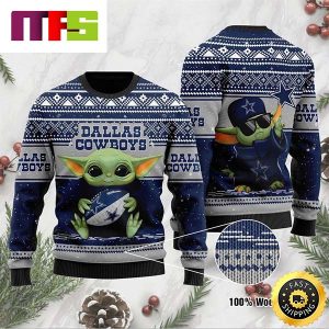 Baby Yoda Dallas Cowboys NFL Cute Funny Best For 2023 Holiday Christmas Ugly Sweater Baby Yoda Dallas Cowboys NFL Cute Funny Best For 2023 Holiday Christmas Ugly Sweater