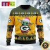 Baby Yoda Hug Fireball Whisky Drink Cute Funny Best For 2023 Holiday Christmas Ugly Sweater