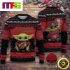 Baby Yoda Pine Tree Pattern Cute Funny Best For 2023 Holiday Christmas Ugly Sweater