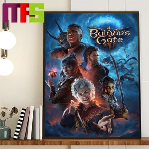 Baldur’s Gate 3 Released On August 3rd 2023 Home Decor Official Poster Canvas
