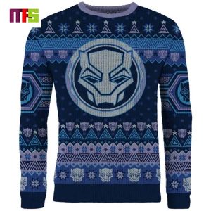 Black Panther Christmas Forever Marvel Unique Idea Best For 2023 Holiday Christmas Ugly Sweater