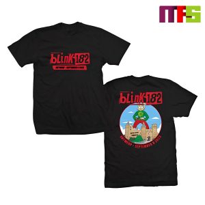 Blink-182 Antwerp Event In Belgium On September 8th 2023 2 Sides Fan Gifts Essentials T-Shirt