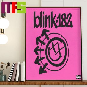 Blink-182 New Album One More Time Out October 20th 2023 Home Decor Poster Canvas