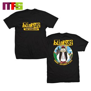 Blink-182 Prague Event Tee In Czech Republic On September 19th 2023 2 Sides Essentials T-Shirt