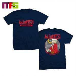 Blink-182 Vienna Event Tee In Austria On September 20th 2023 2 Sides Fan Gifts Essentials T-Shirt