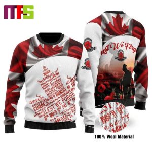 Canadian Veterans Christmas Ugly Sweater 2023