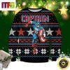 Black Panther Mask Marvel Black Pattern Unique Idea Best For 2023 Holiday Christmas Ugly Sweater
