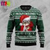 Cat Santa Sleigh Funny Christmas Ugly Sweater 2023