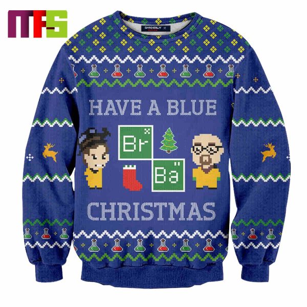 Chibi Breaking Bad Movie 2023 Christmas Ugly Sweater