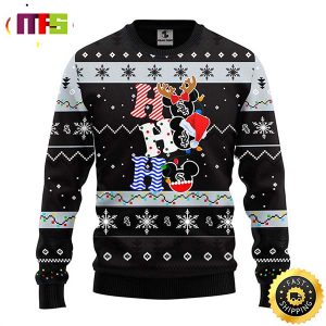 Chicago White Sox Hohoho Mickey Disney Funny Cute Best For 2023 Holiday Christmas Ugly Sweater