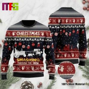 Christmas Is Better On Farm Xmas Ugly Sweater 2023