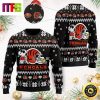 Cincinnati Bengals Snoopy And Charlie Cute Funny Best For 2023 Holiday Christmas Ugly Sweater