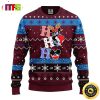 Columbus Blue Jackets Hohoho Mickey Disney Funny Cute Best For 2023 Holiday Christmas Ugly Sweater