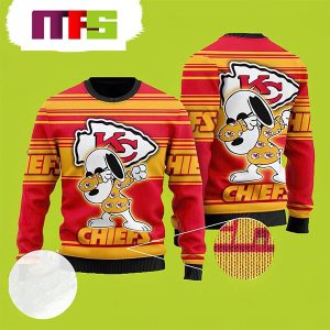 Dabbing Snoopy Kansas City Chiefs Cute Funny Best For 2023 Holiday Christmas Ugly Sweater