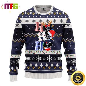 Dallas Cowboys HoHoHo Mickey Disney Funny Cute Best For 2023 Holiday Christmas Ugly Sweater