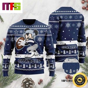 Dallas Cowboys Mickey Mouse Disney Funny Cute Best For 2023 Holiday Christmas Ugly Sweater