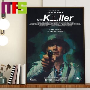 David Fincher’s The Killer Execution Is Everything Home Decor Official Poster Canvas