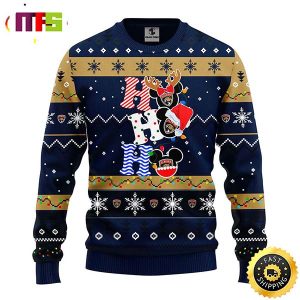 Florida Panthers Hohoho Mickey Disney Funny Cute Best For 2023 Holiday Christmas Ugly Sweater